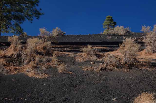 a mountain of ash